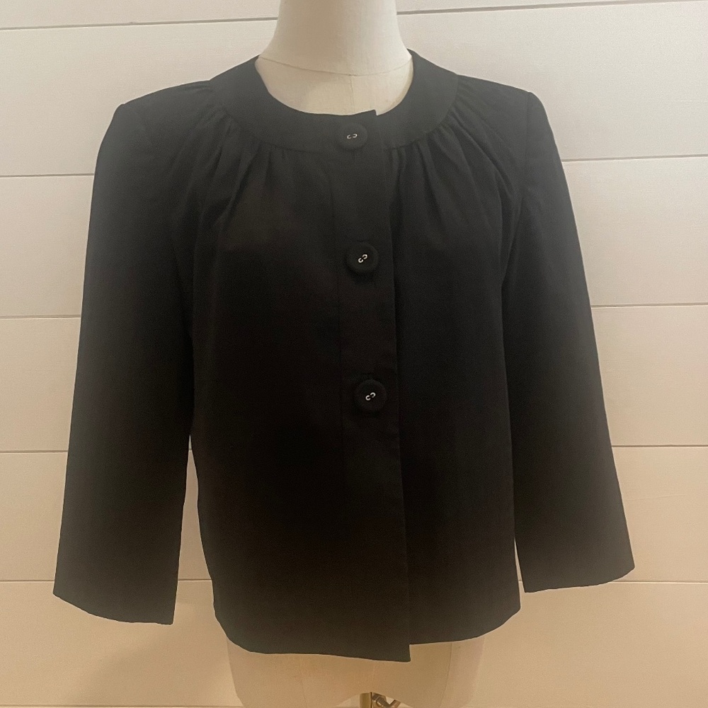 Your Sixth Sense Black Lightweight Swing Jacket Size Medium